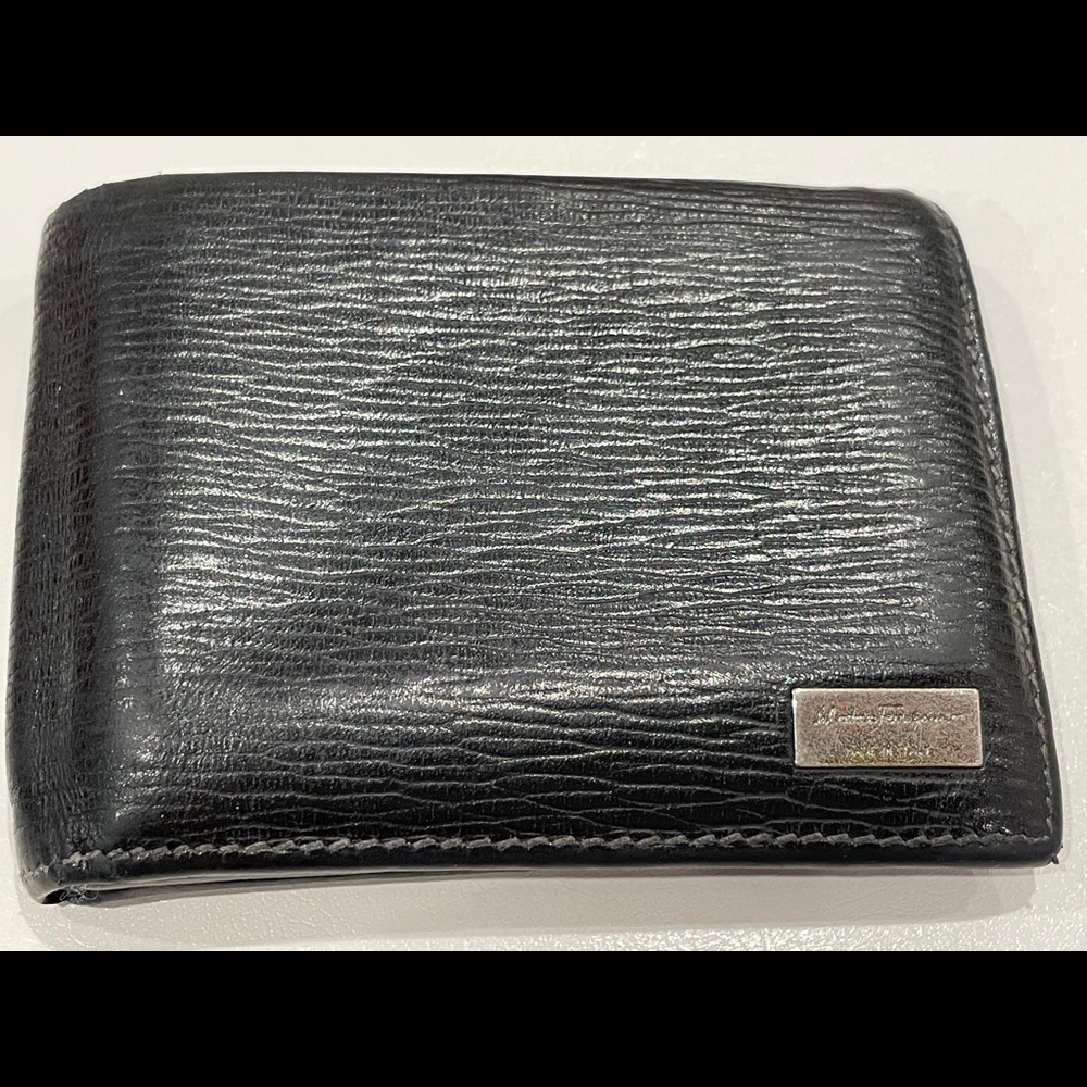 Salvatore Ferragamo Stamped Calf Wallet